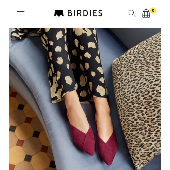 BIRDIES Suede Mule Slides Size 8 - Picture 3 of 10